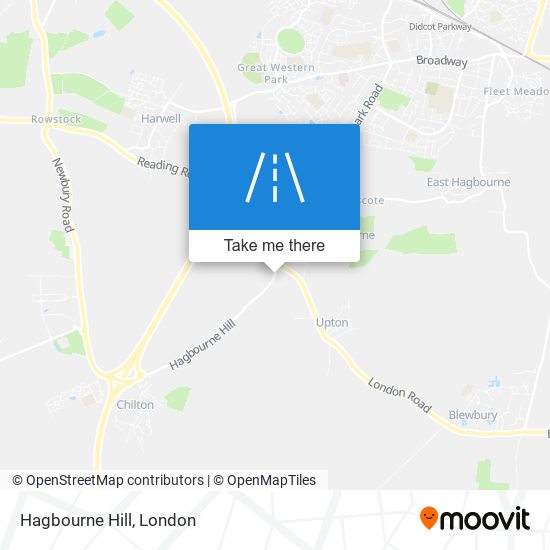 Hagbourne Hill map