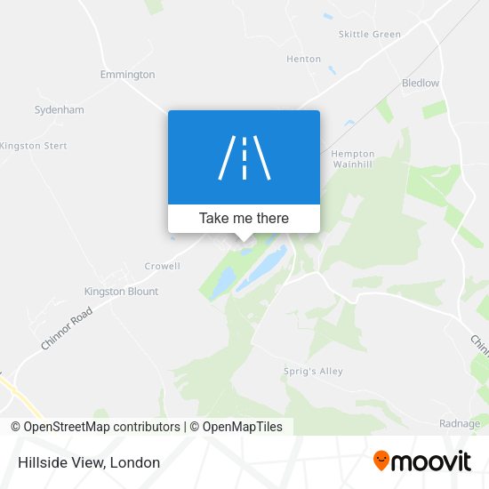 Hillside View map