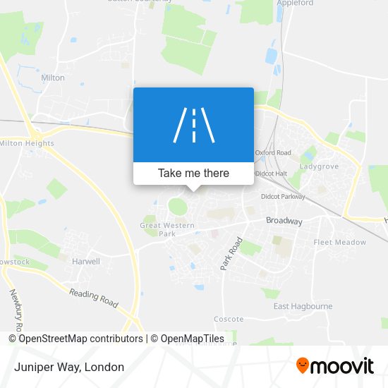 Juniper Way map
