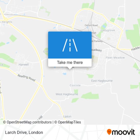 Larch Drive map