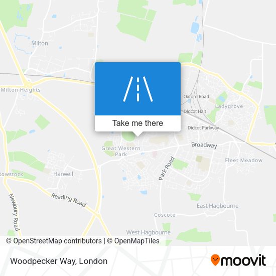 Woodpecker Way map