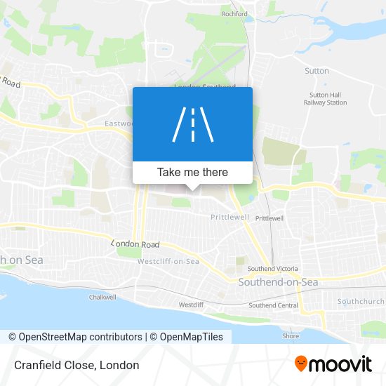 Cranfield Close map