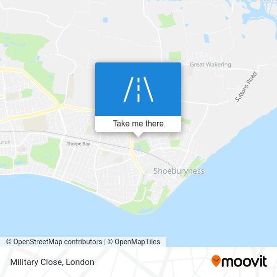 Military Close map