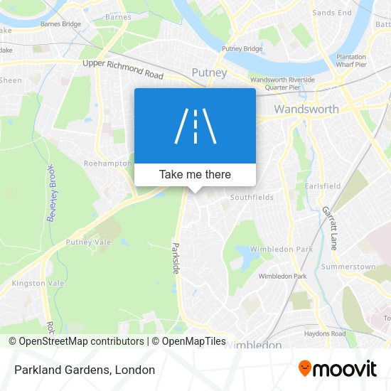 Parkland Gardens map