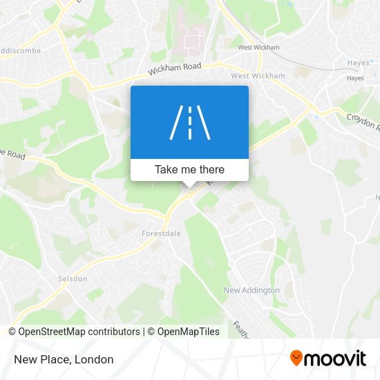 New Place map