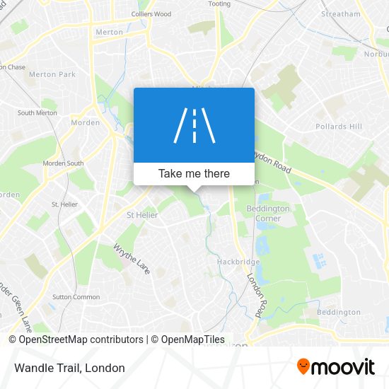 Wandle Trail map