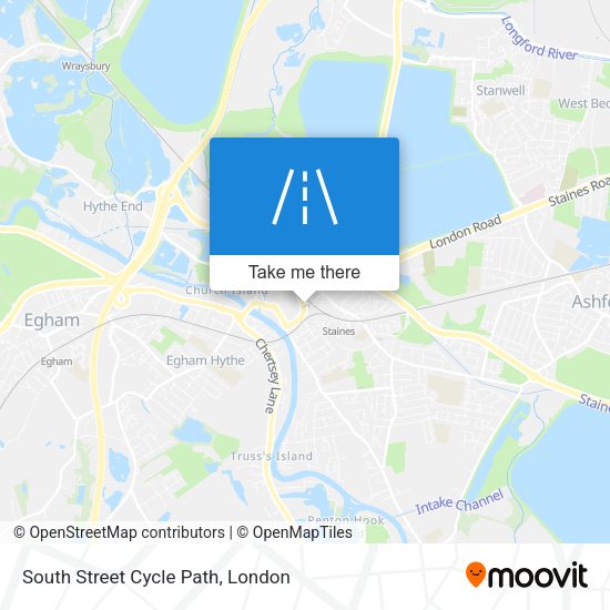 South Street Cycle Path map