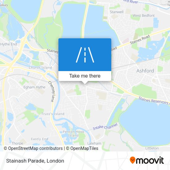 Stainash Parade map