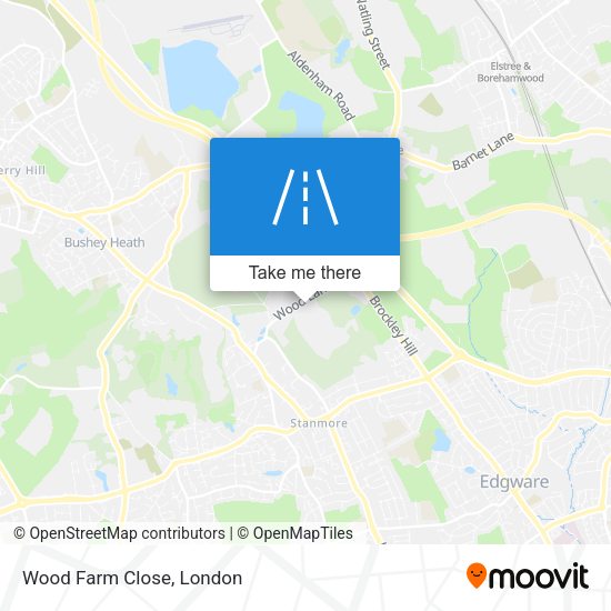 Wood Farm Close map