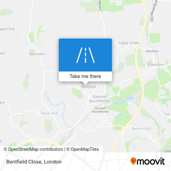Bentfield Close map