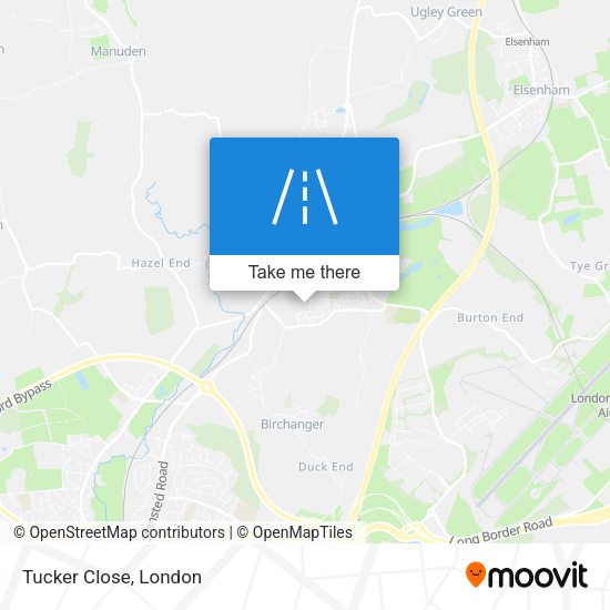 Tucker Close map