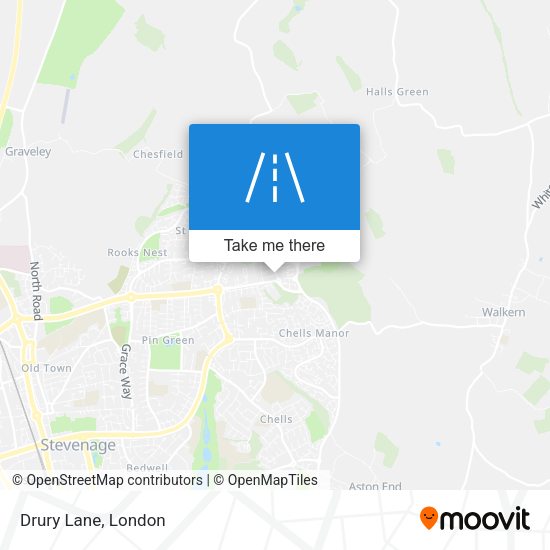 Drury Lane map