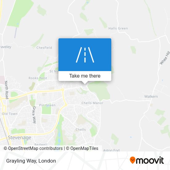 Grayling Way map