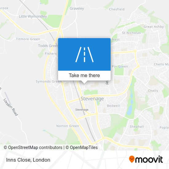Inns Close map