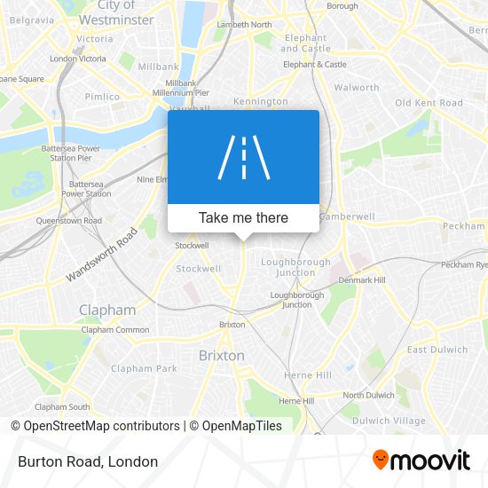 Burton Road map