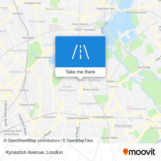 Kynaston Avenue map