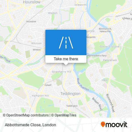 Abbottsmede Close map