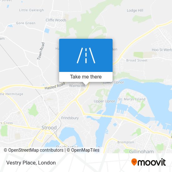 Vestry Place map