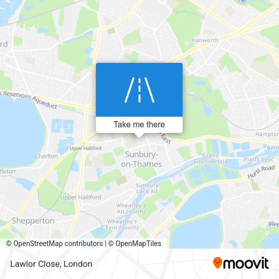 Lawlor Close map