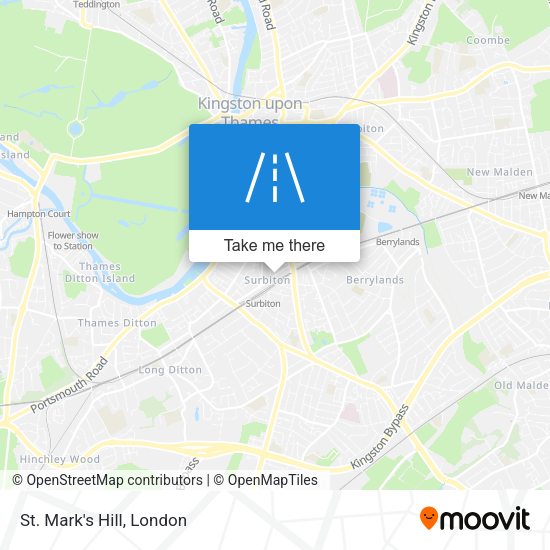 St. Mark's Hill map