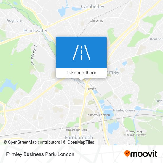 Frimley Business Park map