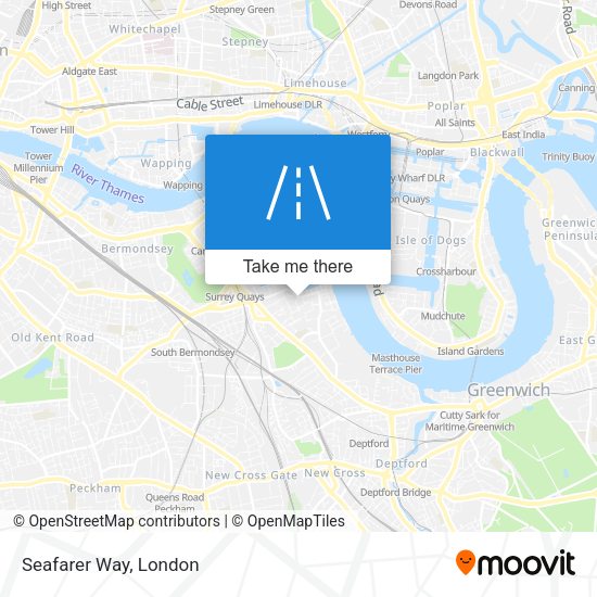 Seafarer Way map