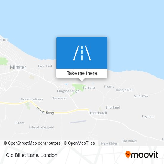 Old Billet Lane map