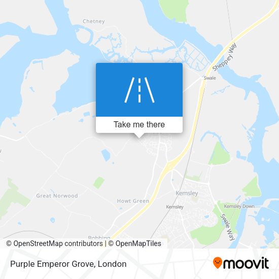 Purple Emperor Grove map