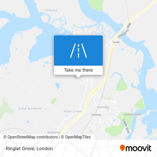 Ringlet Grove map