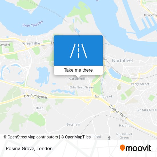 Rosina Grove map