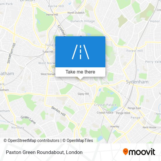 Paxton Green Roundabout map