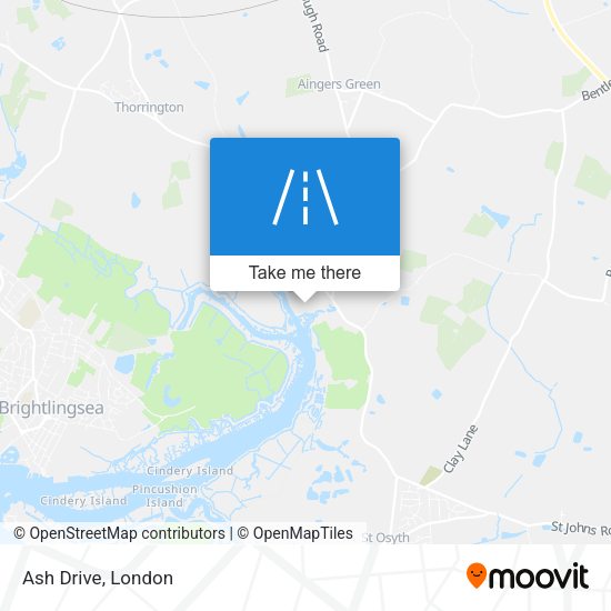 Ash Drive map