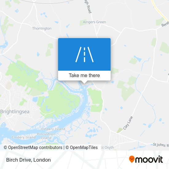 Birch Drive map