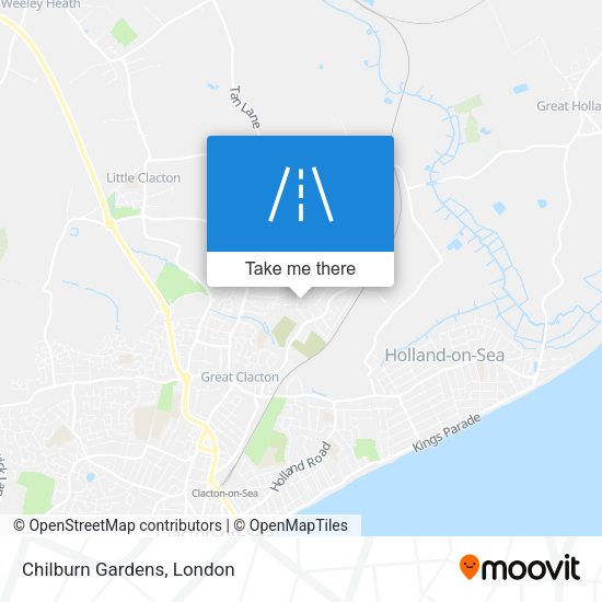 Chilburn Gardens map