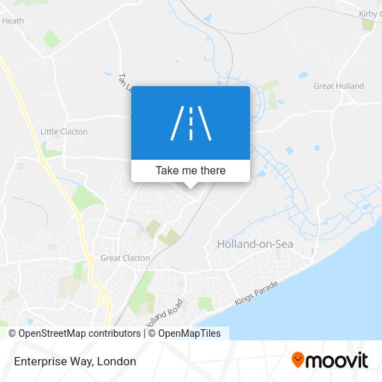 Enterprise Way map