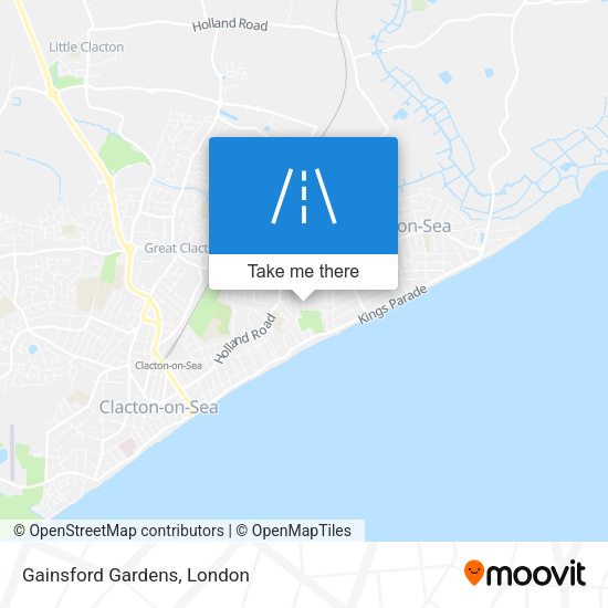 Gainsford Gardens map