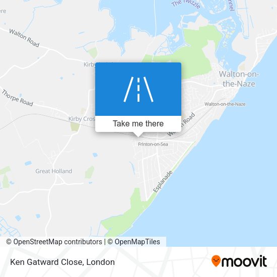 Ken Gatward Close map