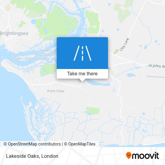 Lakeside Oaks map