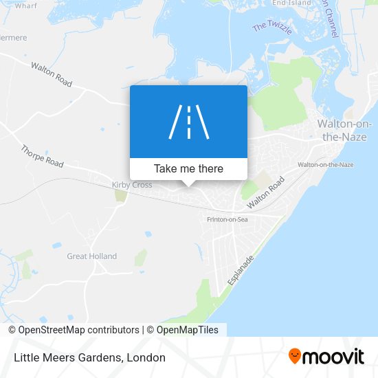 Little Meers Gardens map
