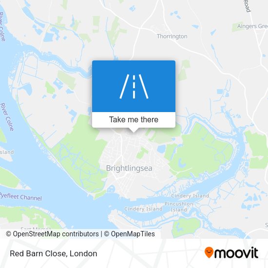 Red Barn Close map