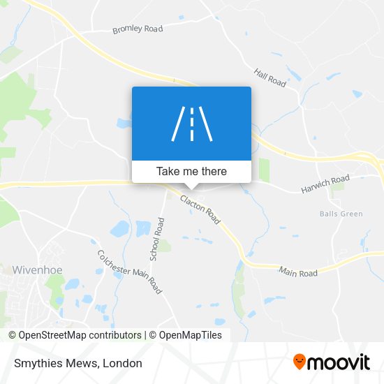 Smythies Mews map
