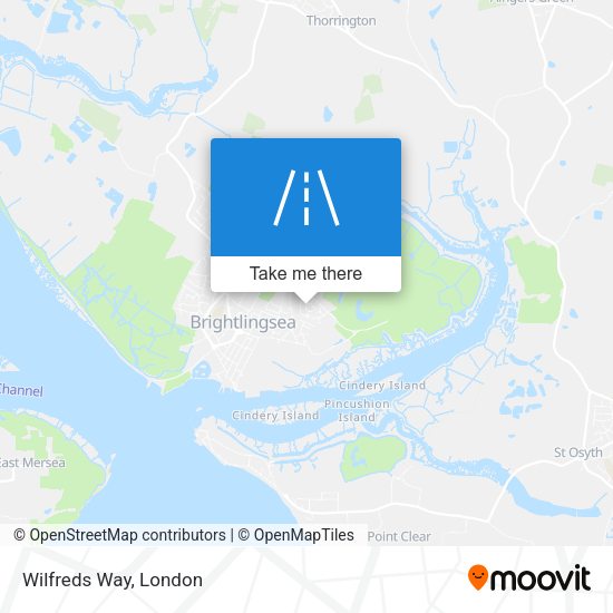 Wilfreds Way map