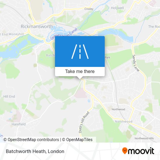 Batchworth Heath map