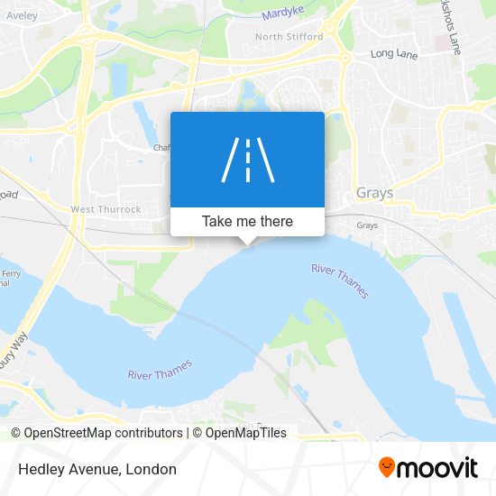 Hedley Avenue map