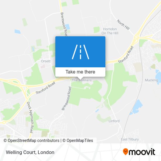 Welling Court map