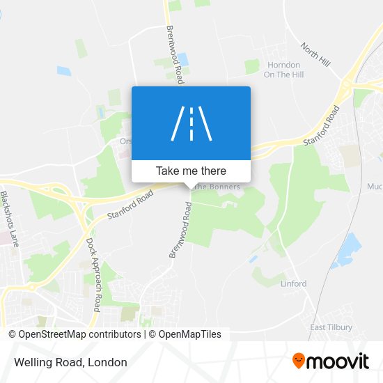 Welling Road map