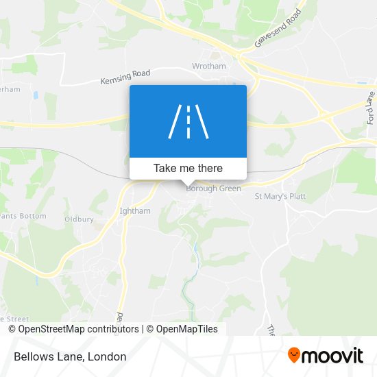 Bellows Lane map