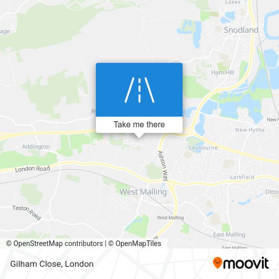 Gilham Close map