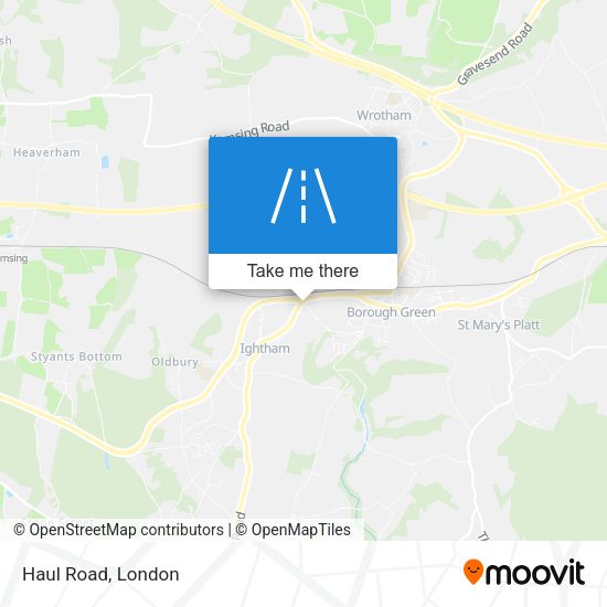 Haul Road map