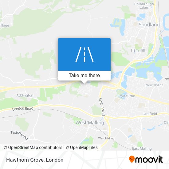 Hawthorn Grove map